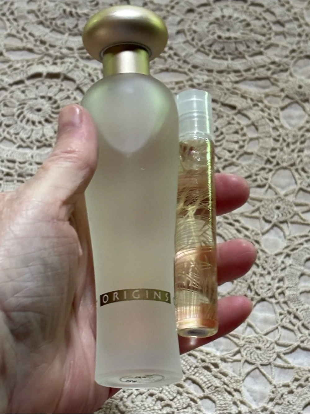Origins Ginger Essence Sensuous Scent Spray 1.7fl oz AND Travel-sized Roller NEW